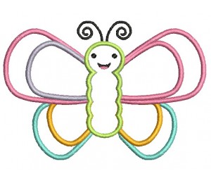 Stickdatei - Happy Spring Schriftzug